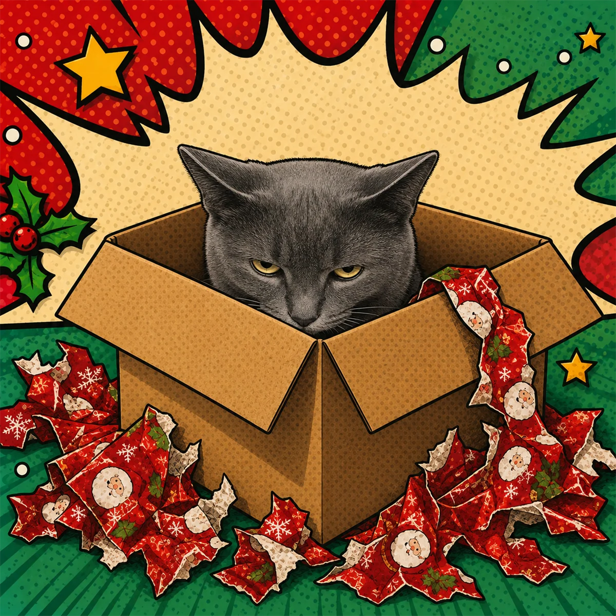 I am sitting in the box they gave me instead